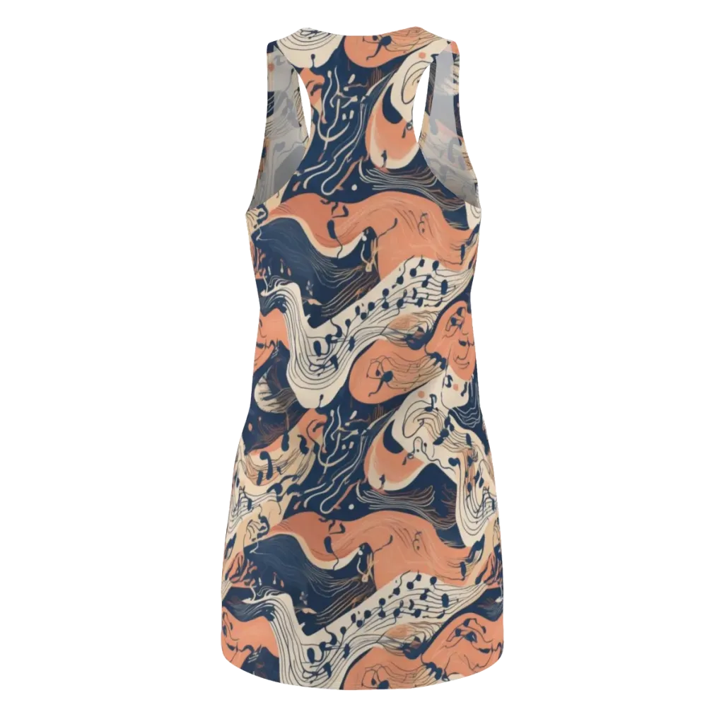 Tidal Line on Racerback Dress — Back