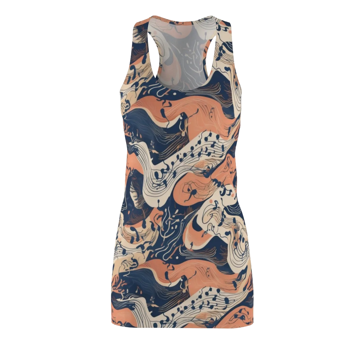 Tidal Line on Racerback Dress — Front