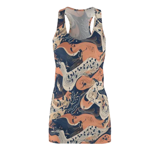 Tidal Line on a Racerback Dress