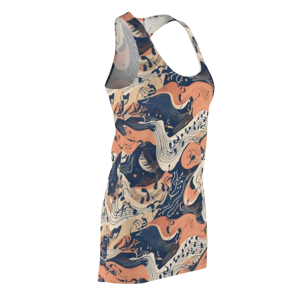 Tidal Line on Racerback Dress — Front Side