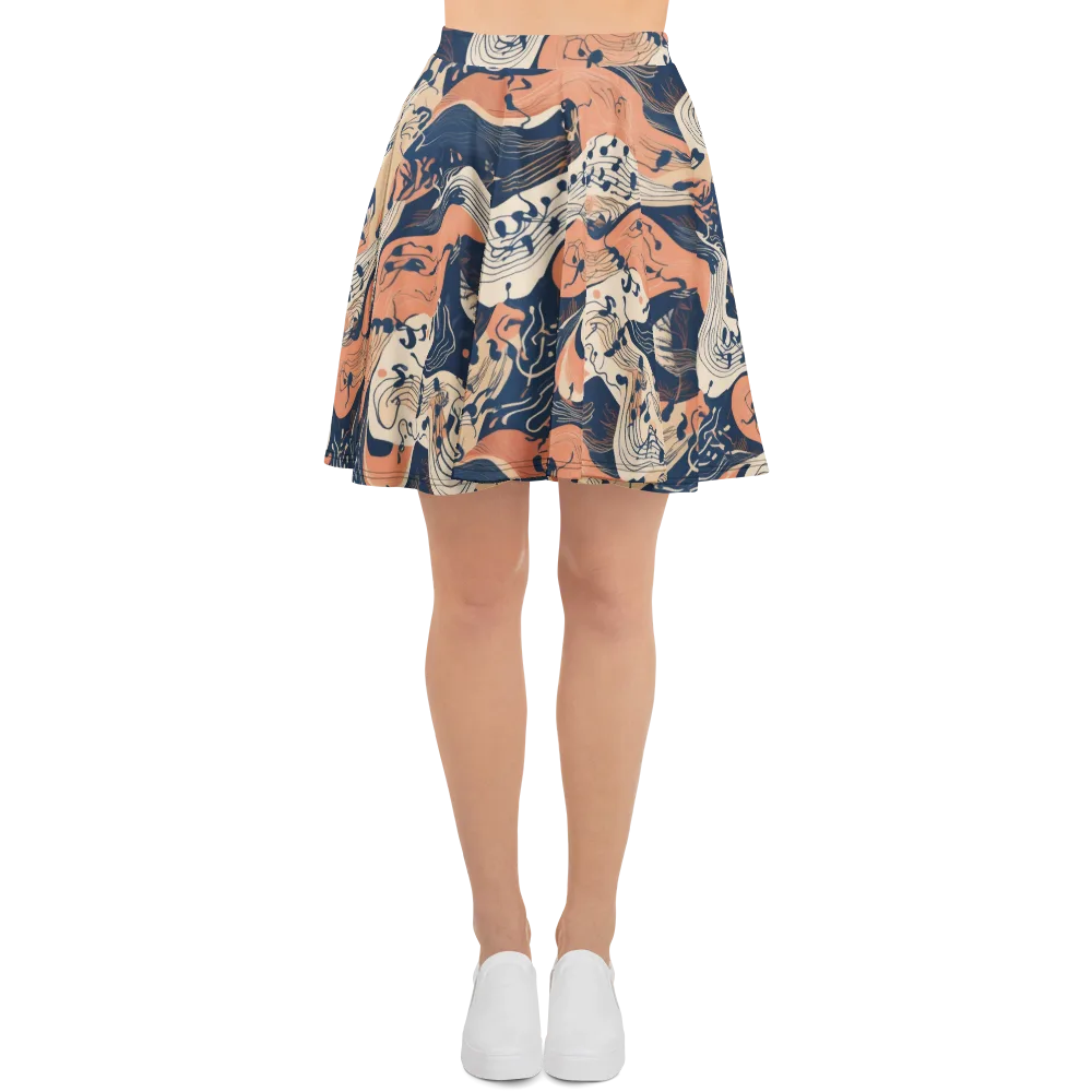 Tidal Line on Skater Skirt — Front