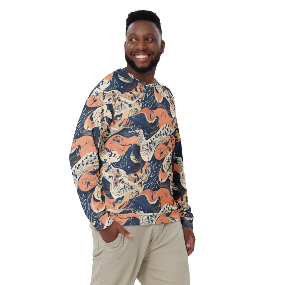 Tidal Line on Sweatshirt — Front