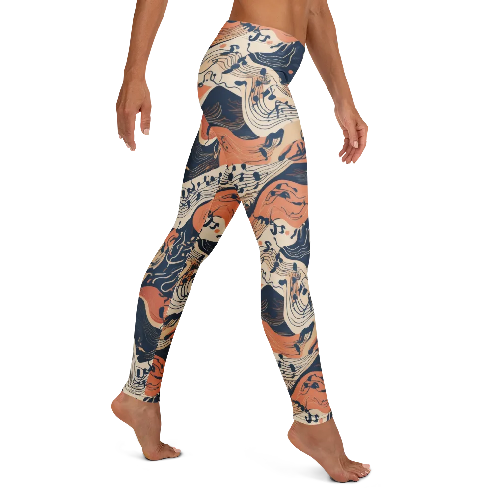 Tidal Line on Leggings — Right