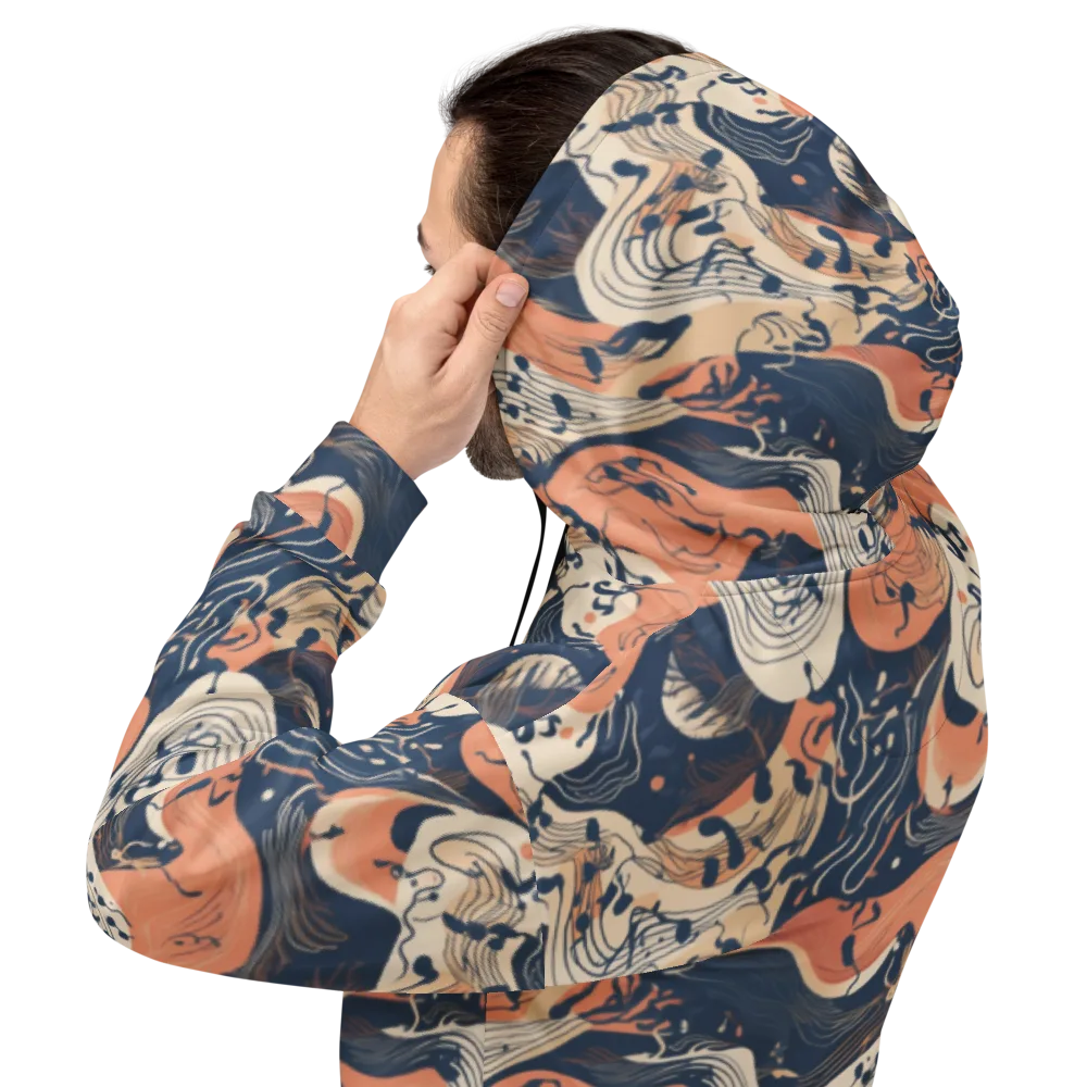 Tidal Line on Hoodie — Back