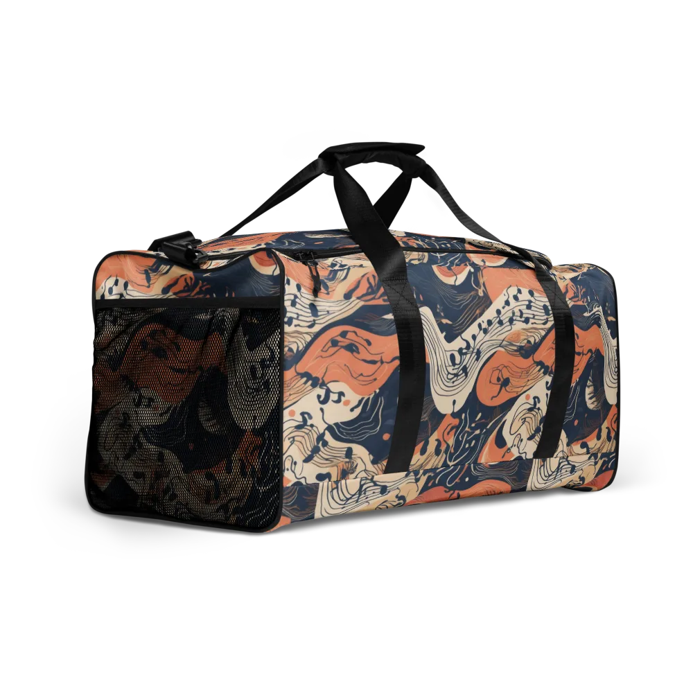 Tidal Line on Duffle Bag — Right Front