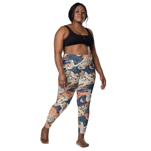 Tidal Line on a Leggings with Pockets