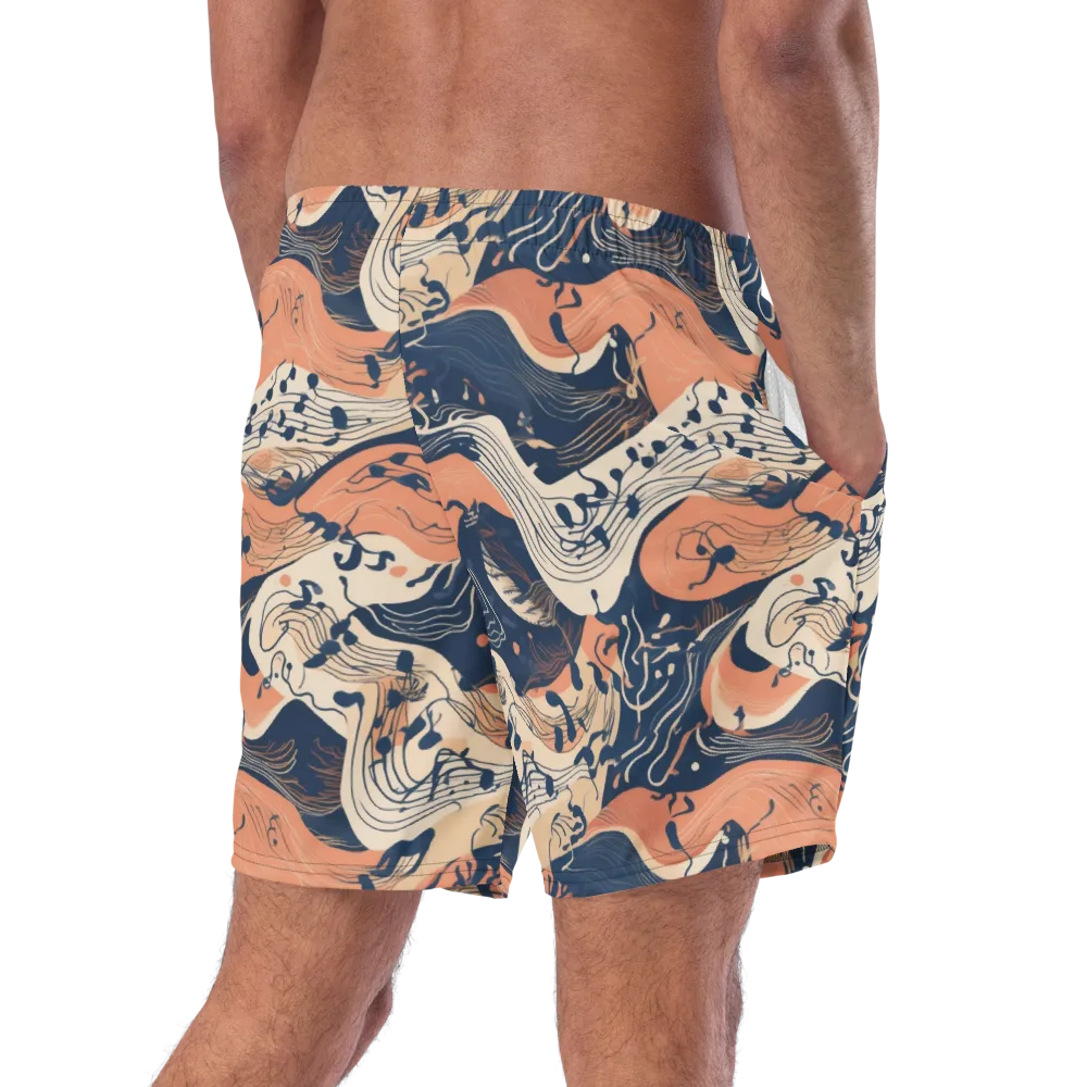 Tidal Line on Swim Trunks — Right Back