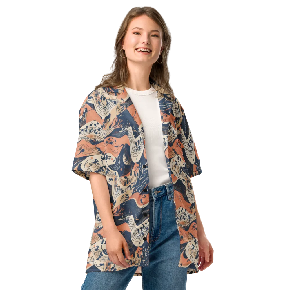 Tidal Line on Button Shirt — Front