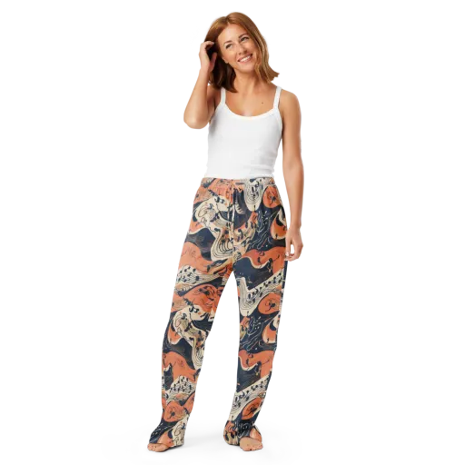 Tidal Line on a Women's Pajama Pants