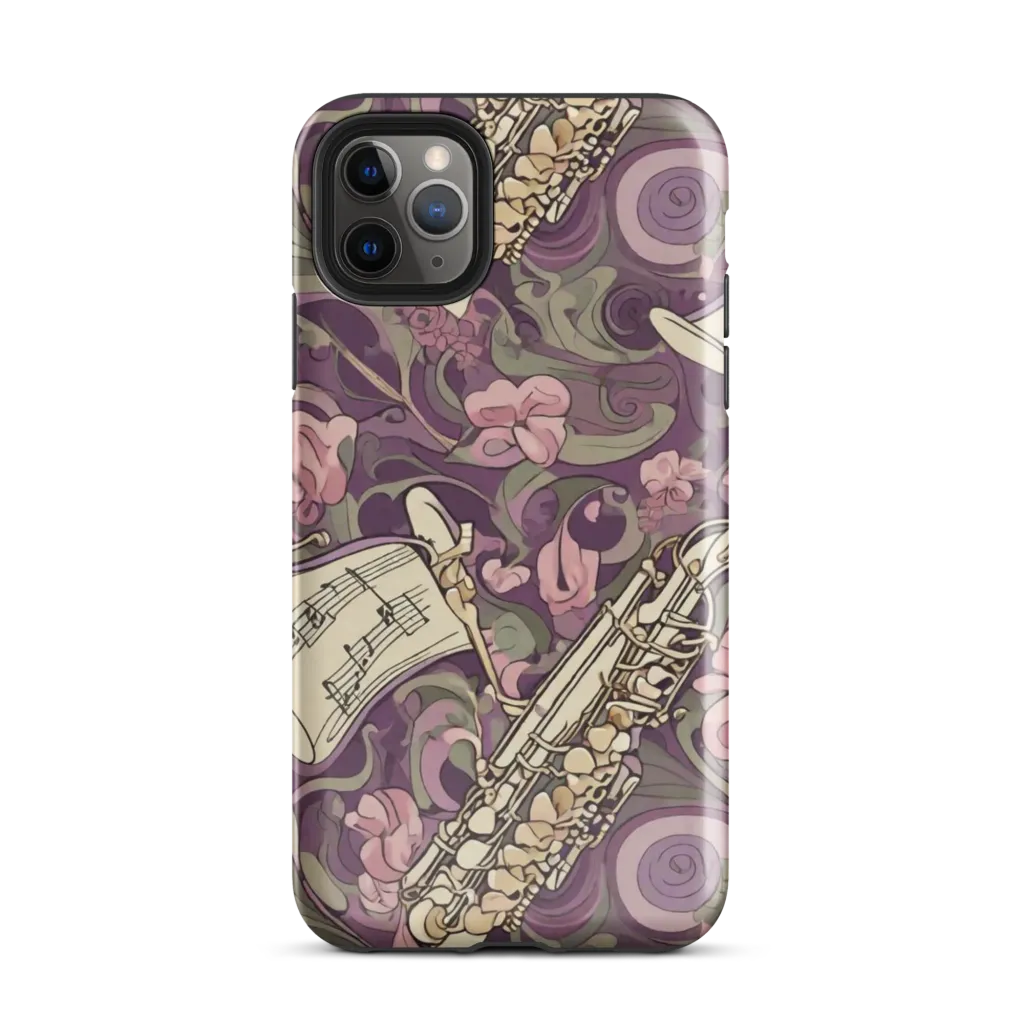 Saxophone Garden on Tough Case for iPhone® — Front