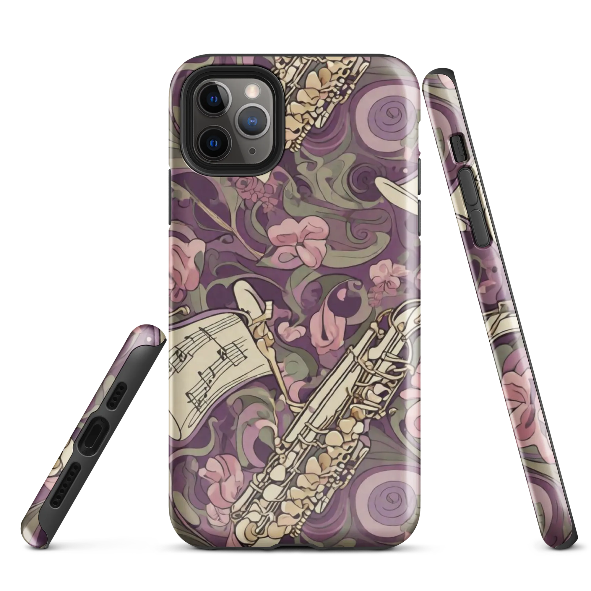 Saxophone Garden on Tough Case for iPhone® — Front