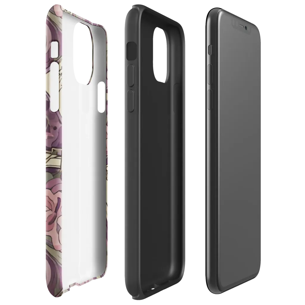Saxophone Garden on Tough Case for iPhone® — Right