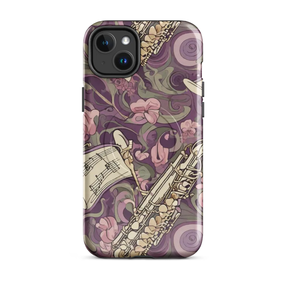 Saxophone Garden on MagSafe Tough Case for iPhone® — Front