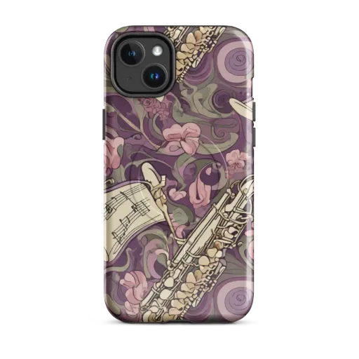 Saxophone Garden on a MagSafe Tough Case for iPhone®