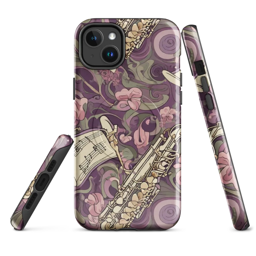 Saxophone Garden on MagSafe Tough Case for iPhone® — Front