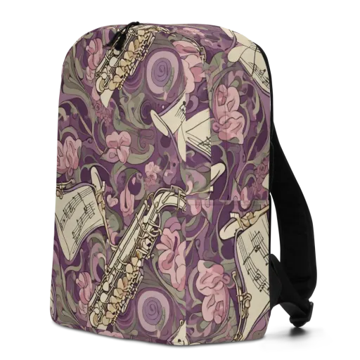 Saxophone Garden on a Minimalist Backpack