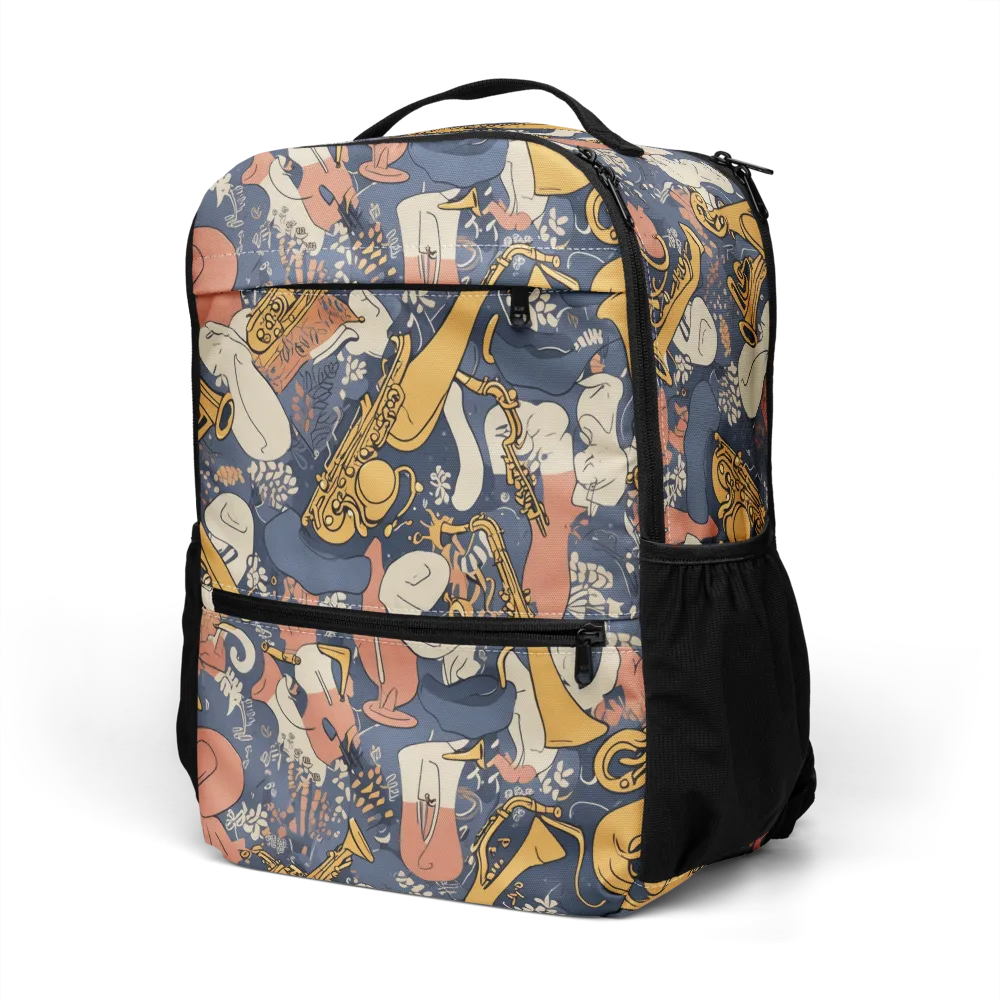Midnight Brass on Utility Backpack — Left Front