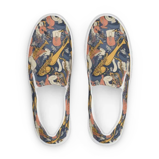 Midnight Brass on a Women's Slip-On Canvas Shoes