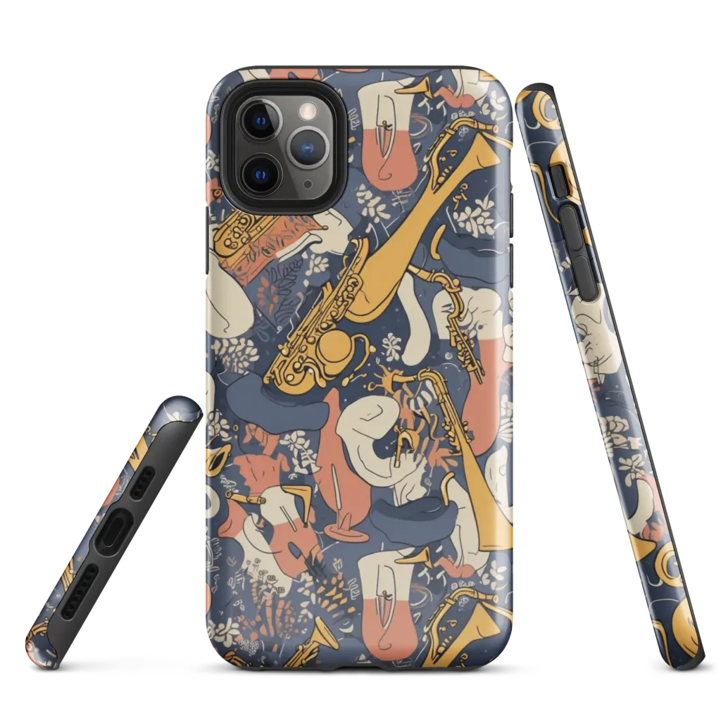Midnight Brass on Tough Case for iPhone® — Front