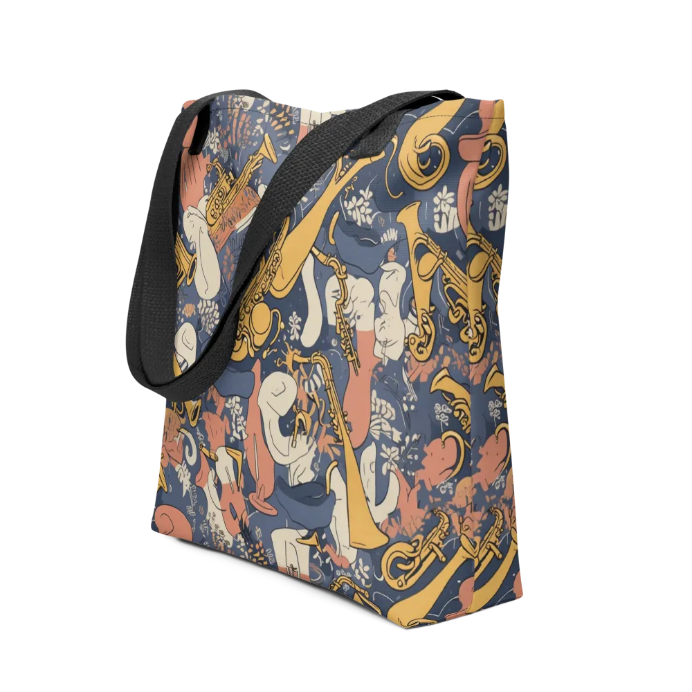 Midnight Brass on Tote Bag — Front