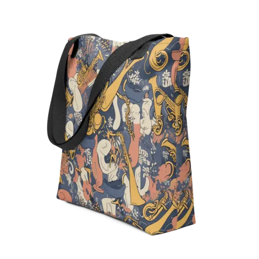 Midnight Brass on a Tote Bag