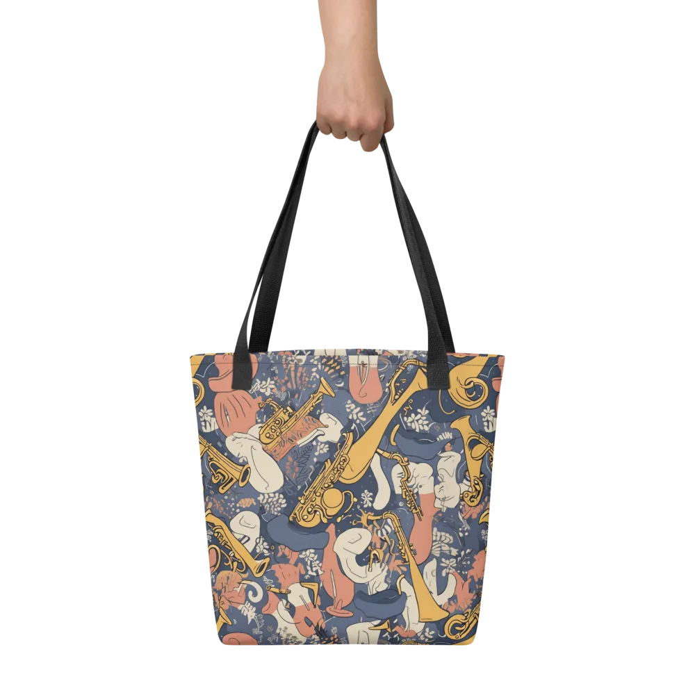Midnight Brass on Tote Bag — Front