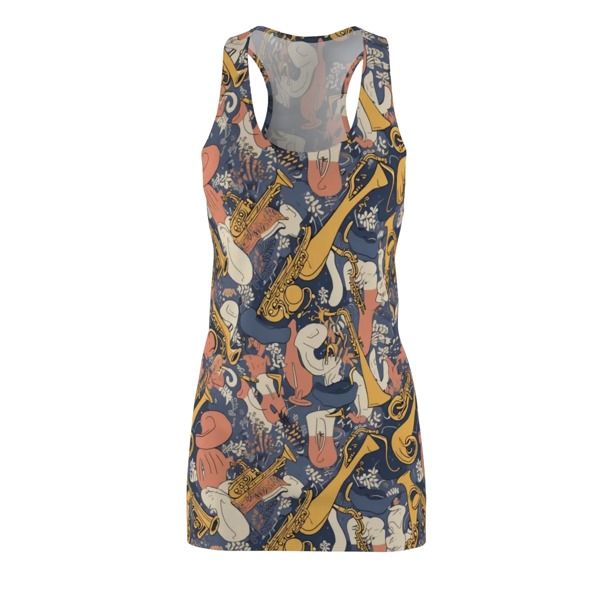 Midnight Brass on Racerback Dress — Front