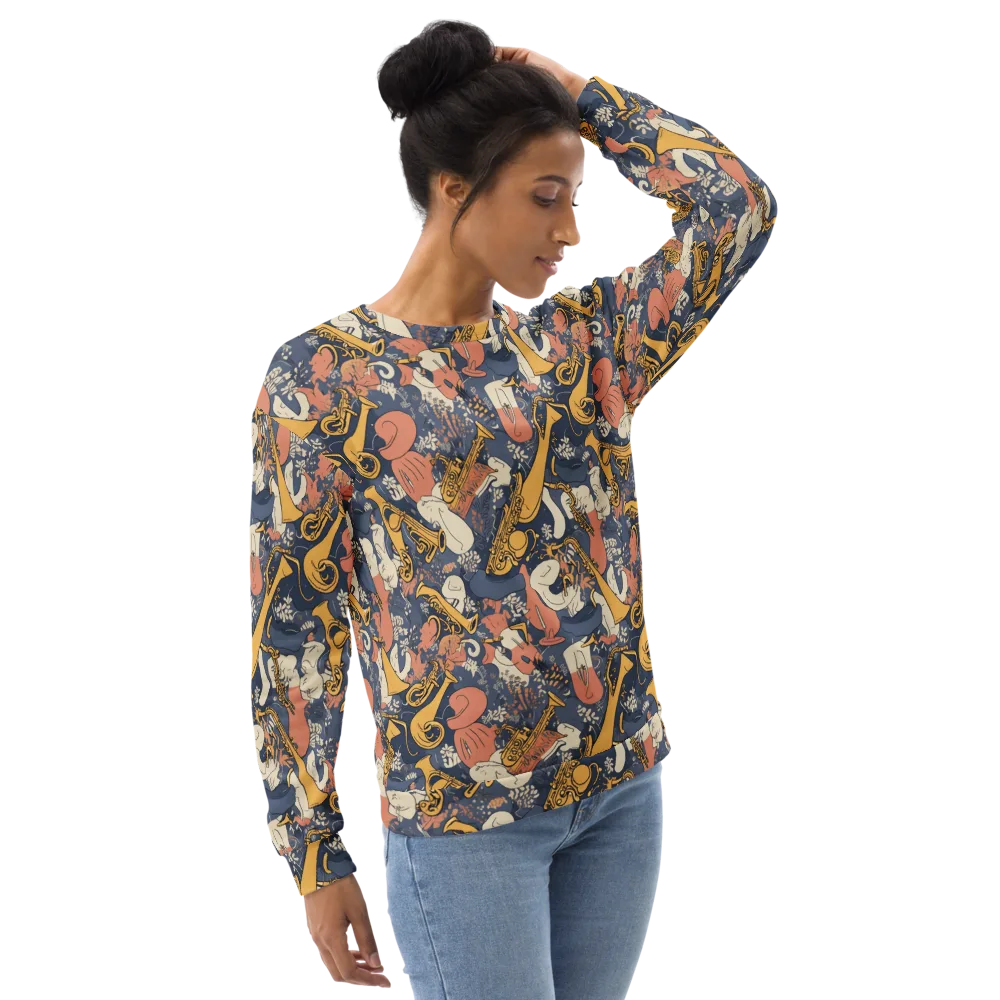 Midnight Brass on Sweatshirt — Right Front