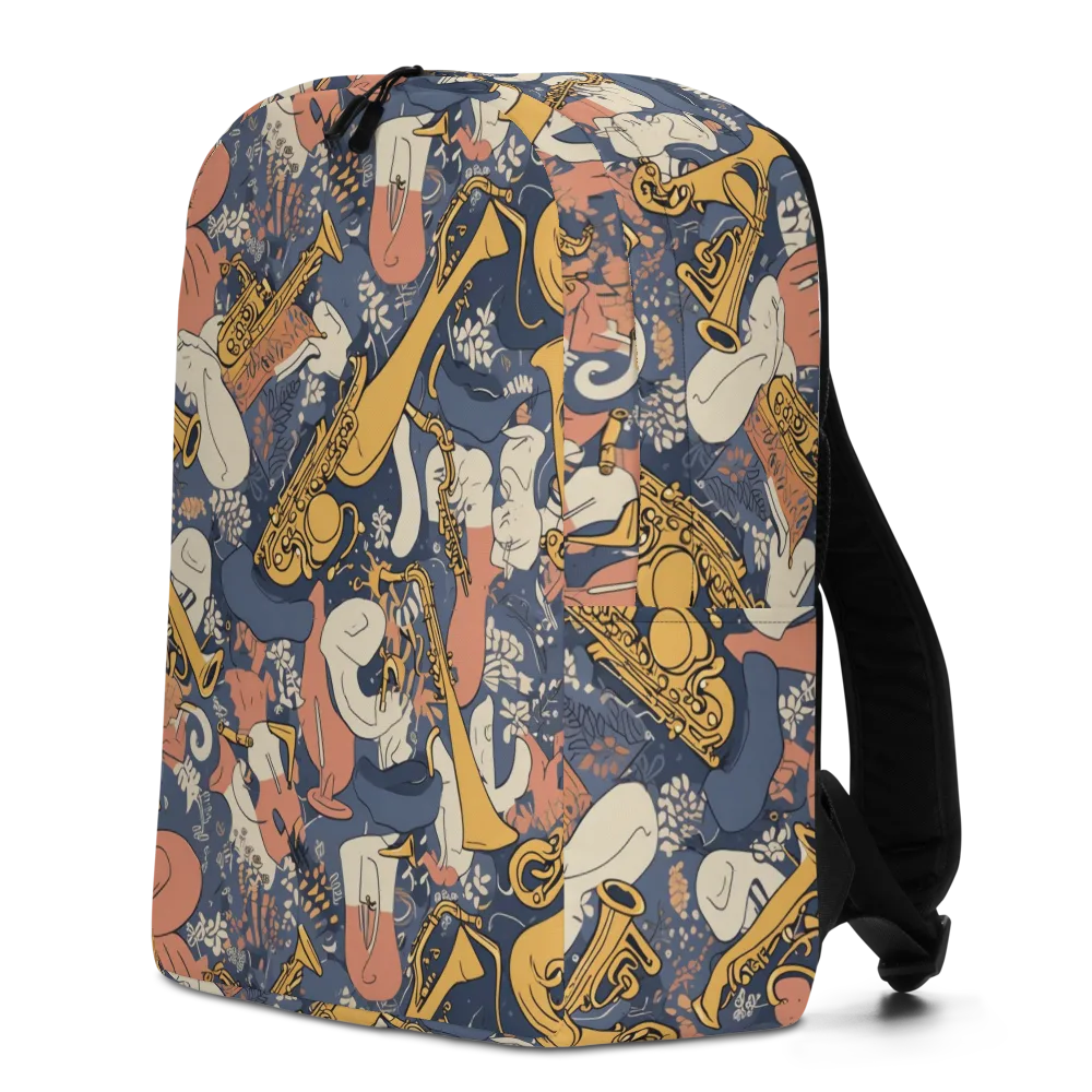 Midnight Brass on Minimalist Backpack — Left