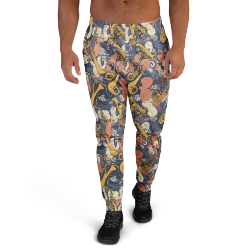 Midnight Brass on a Men's Joggers