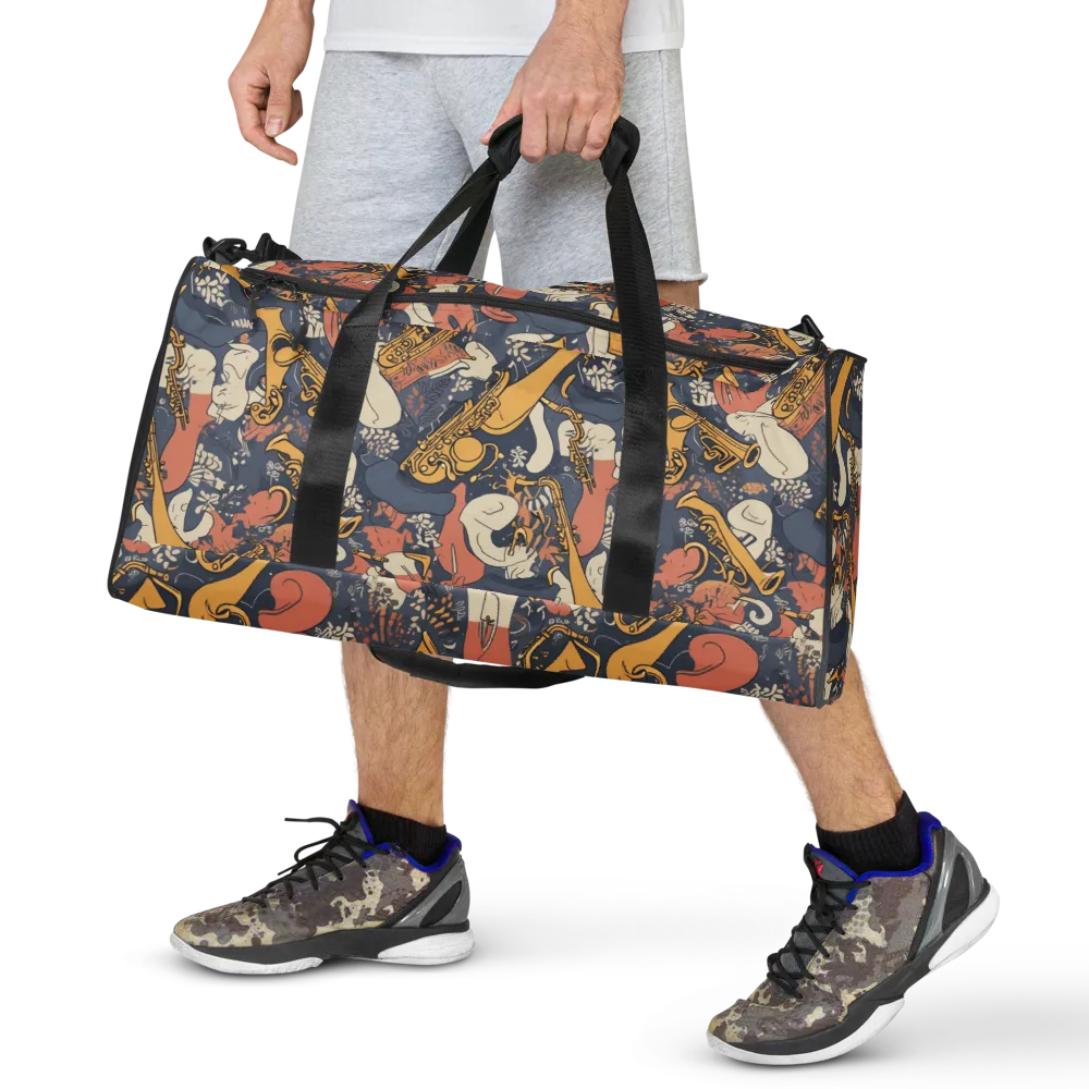Midnight Brass on Duffle Bag — Front