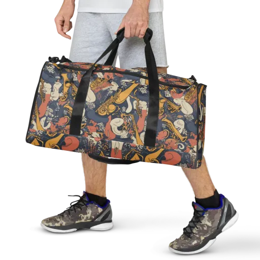 Midnight Brass on a Duffle Bag