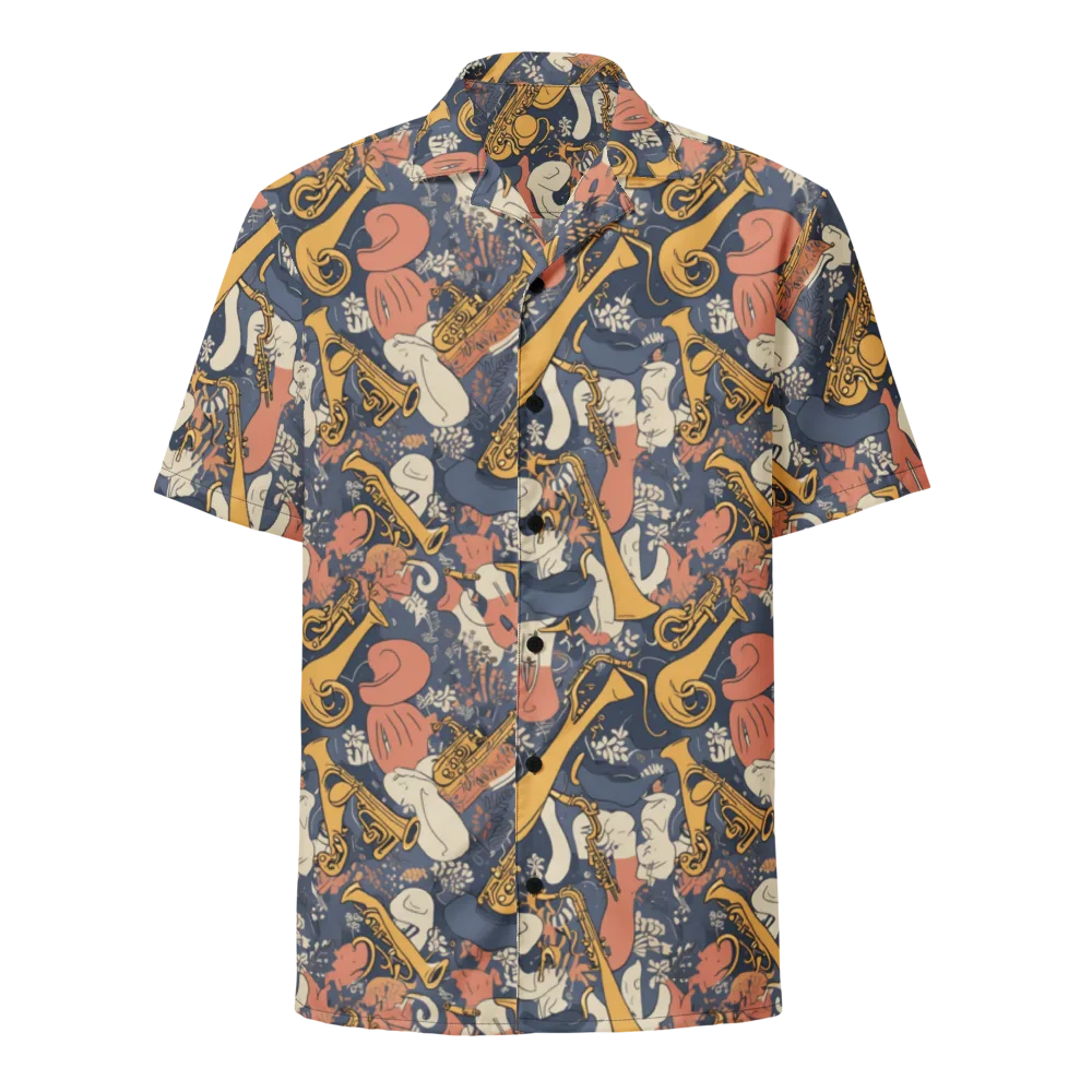 Midnight Brass on Button Shirt — Front