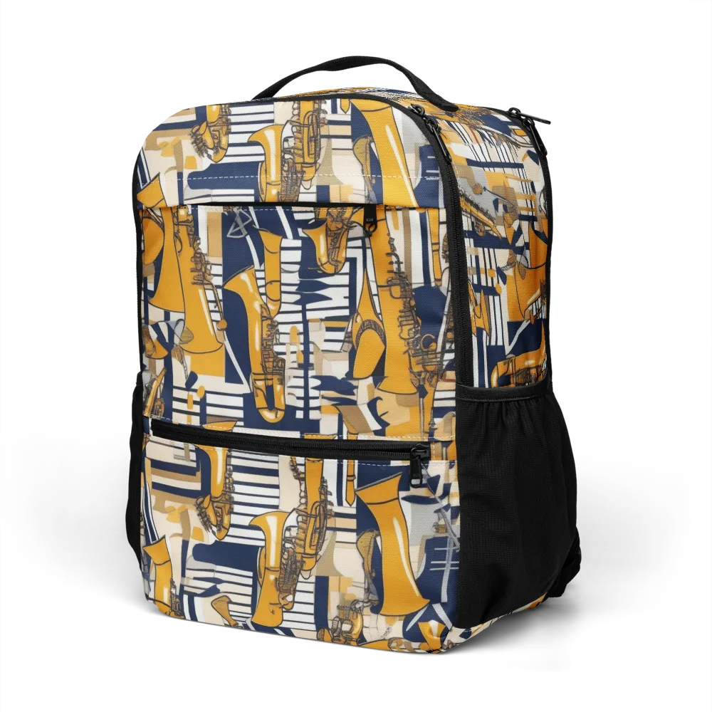 Saffron Swing on Utility Backpack — Left Front