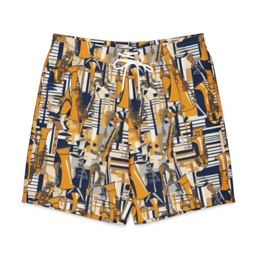 Saffron Swing on a Men's Board Shorts