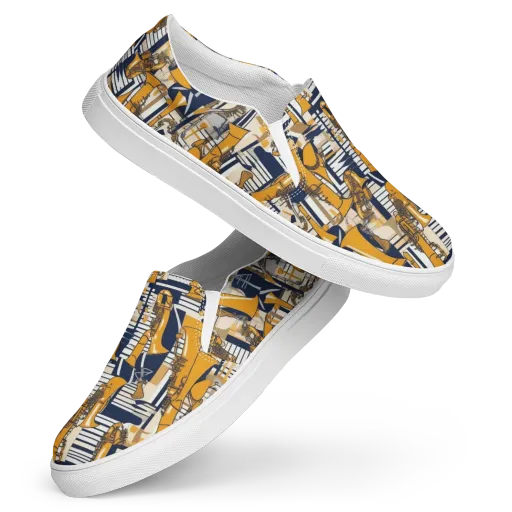 Saffron Swing on a Women's Slip-On Canvas Shoes