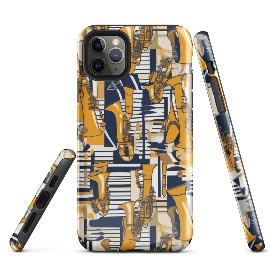 Saffron Swing on Tough Case for iPhone® — Front