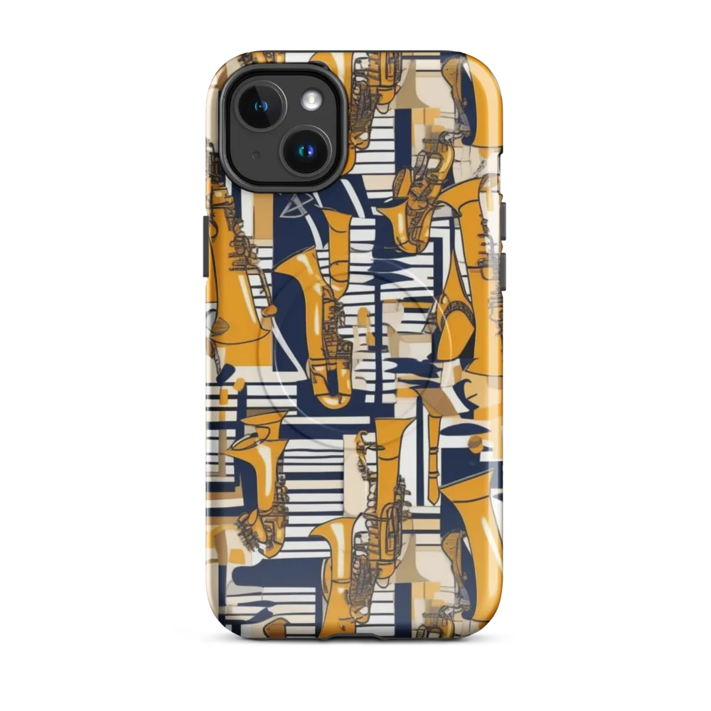 Saffron Swing on MagSafe Tough Case for iPhone® — Front