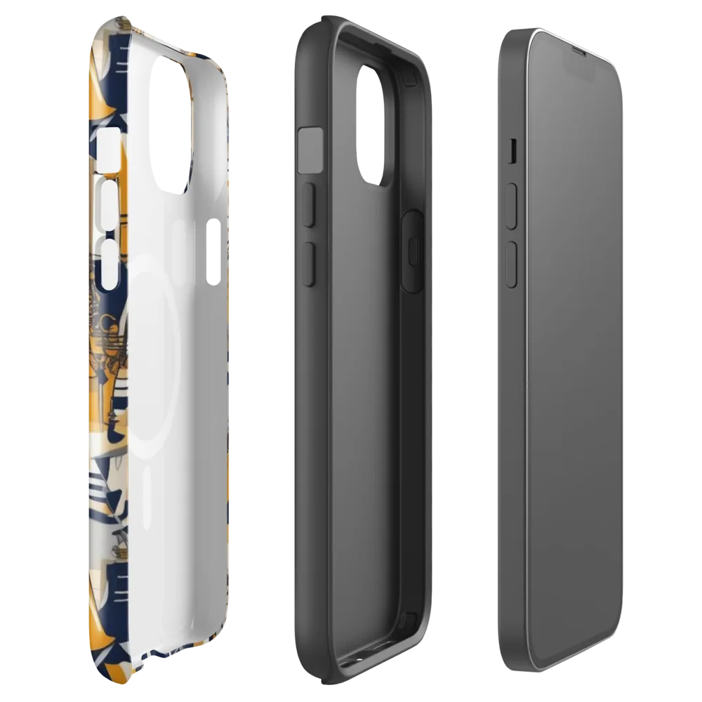 Saffron Swing on MagSafe Tough Case for iPhone® — Front