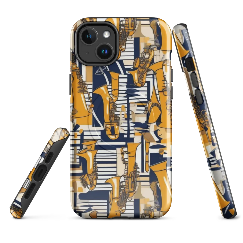 Saffron Swing on MagSafe Tough Case for iPhone® — Front