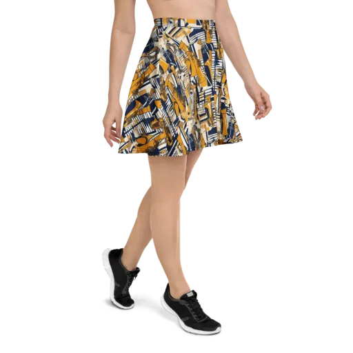 Saffron Swing on a Skater Skirt