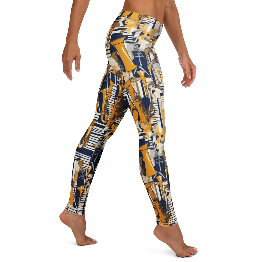 Saffron Swing on Leggings — Right