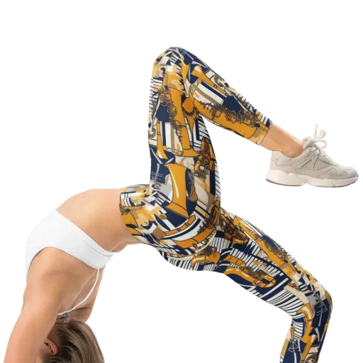 Saffron Swing on a Leggings