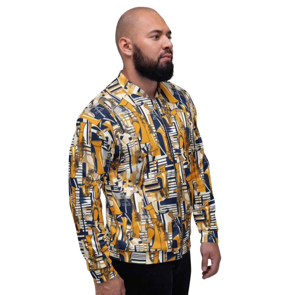 Saffron Swing on Bomber Jacket — Right