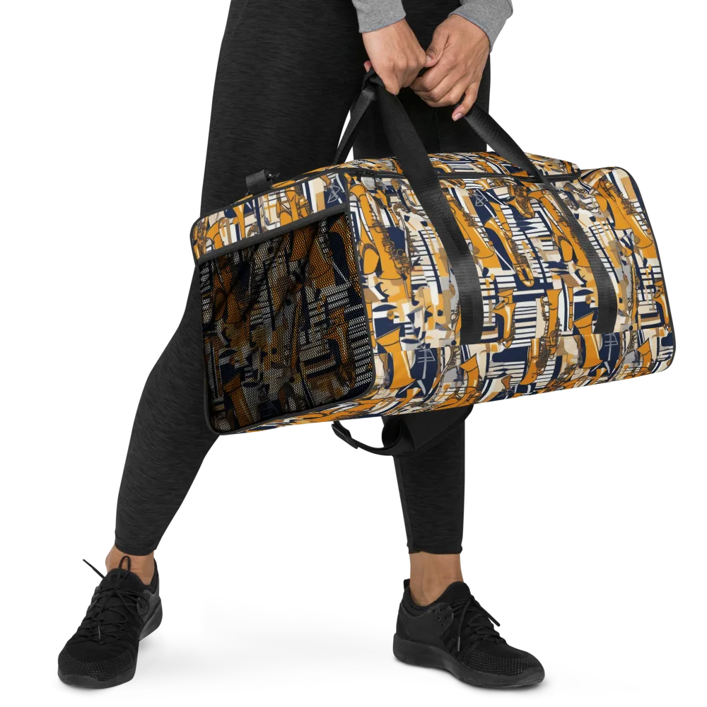Saffron Swing on Duffle Bag — Right Front
