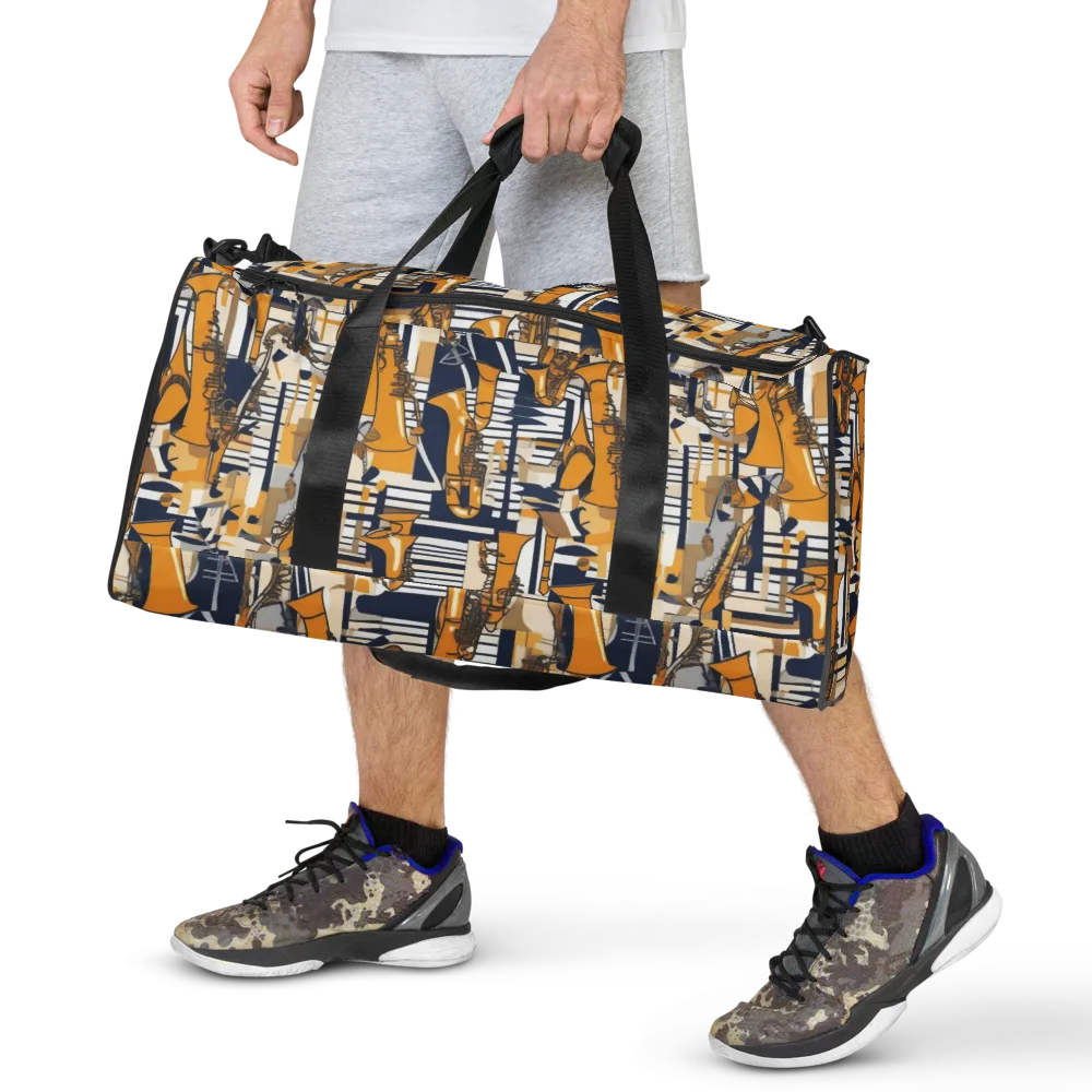 Saffron Swing on Duffle Bag — Front