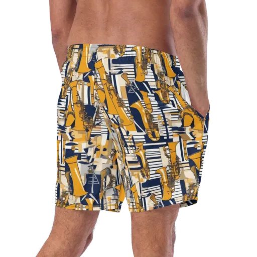 Saffron Swing on a Swim Trunks