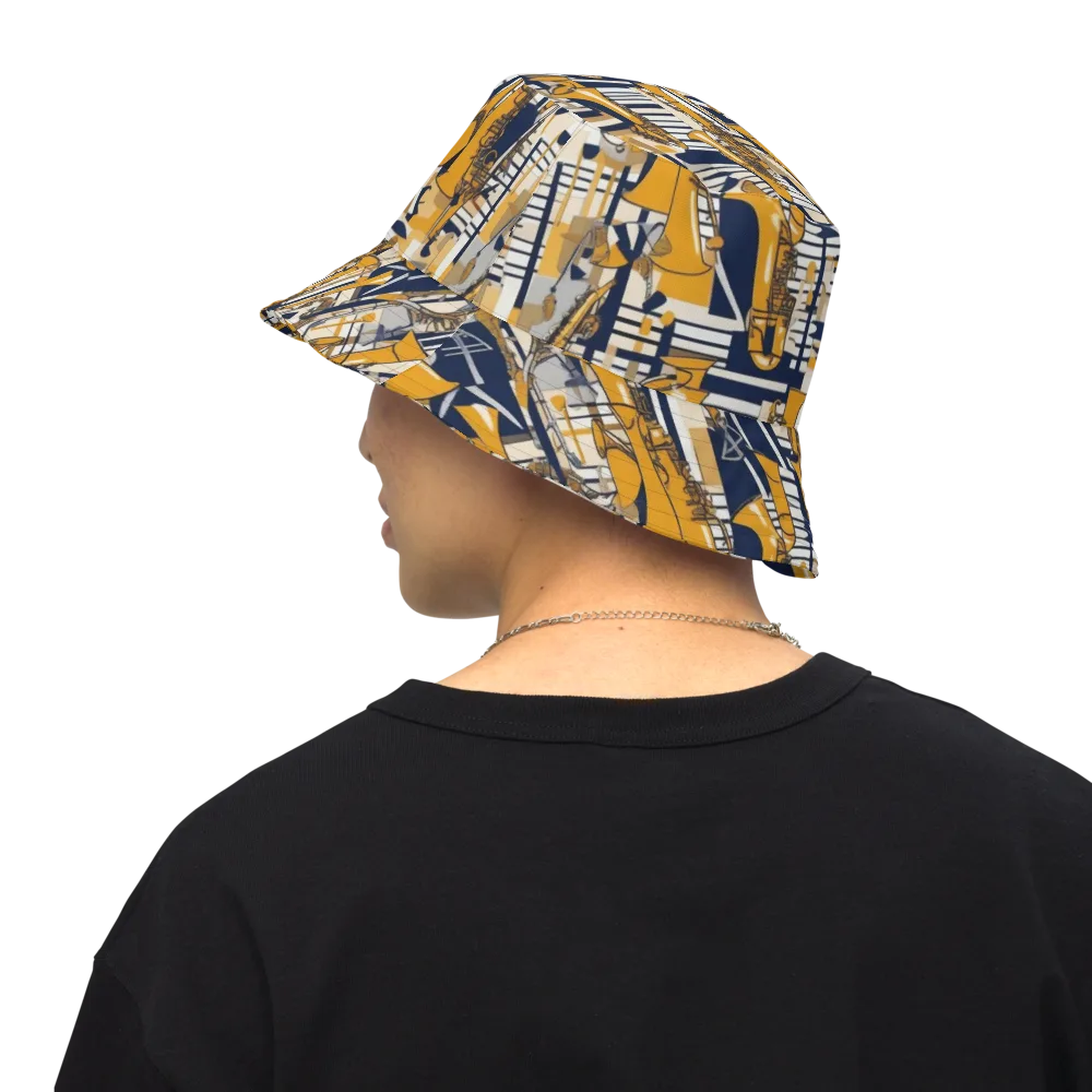 Saffron Swing on Reversible Bucket Hat — Back Inside