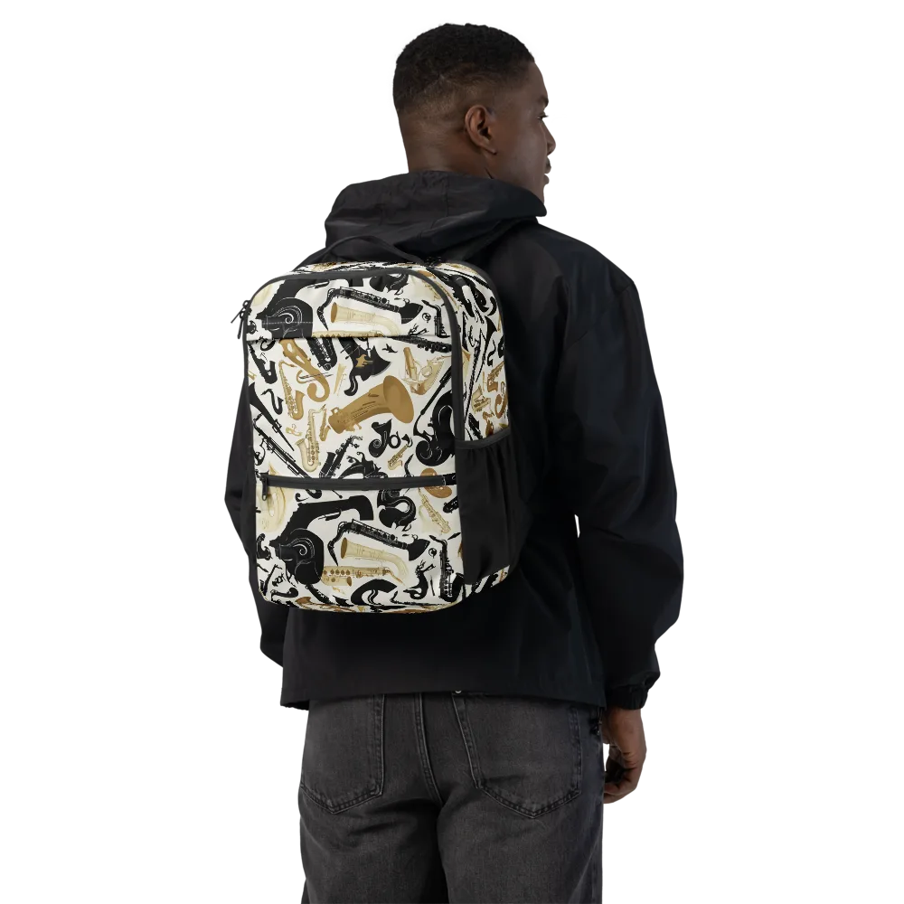 Brass Noir on Utility Backpack — Back