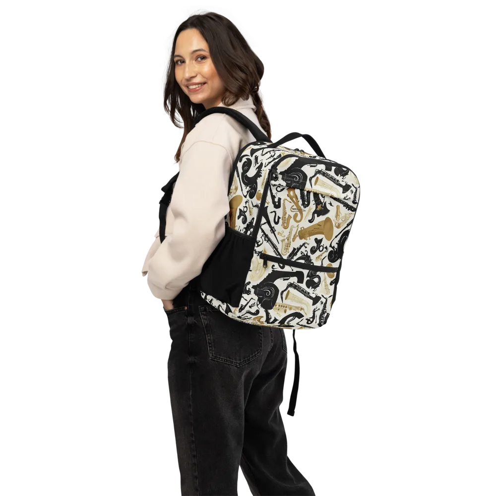 Brass Noir on Utility Backpack — Back